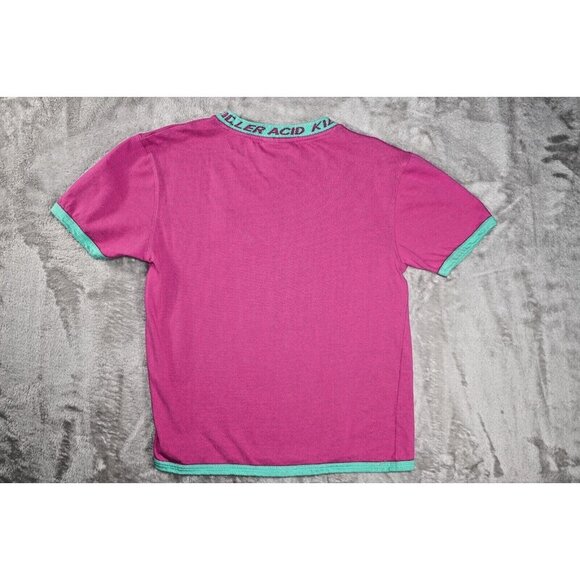 Killer Acid T Shirt Men's Small Cotton Embroidered Ringer Logo EUC - Picture 7 of 8